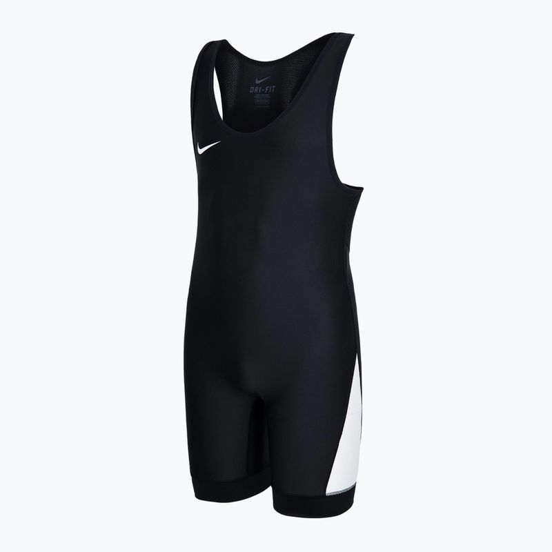 Ανδρική φόρμα Nike Grappler Elite Singlet μαύρο/λευκό ολόσωμη φόρμα 3