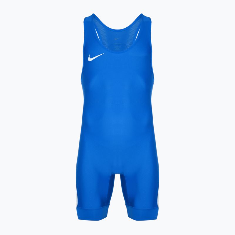 Ανδρικό κοστούμι Nike Grappler Elite Singlet βασιλικό/λευκό