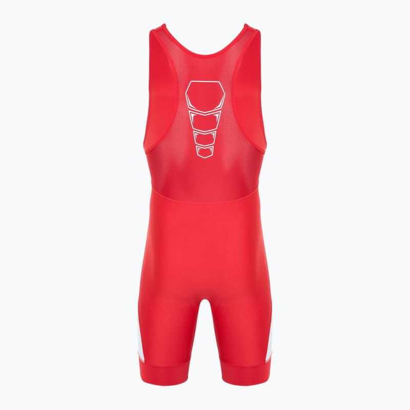 Ανδρική φόρμα Nike Grappler Elite Singlet σκούρο/λευκό ολόσωμο φόρεμα 2