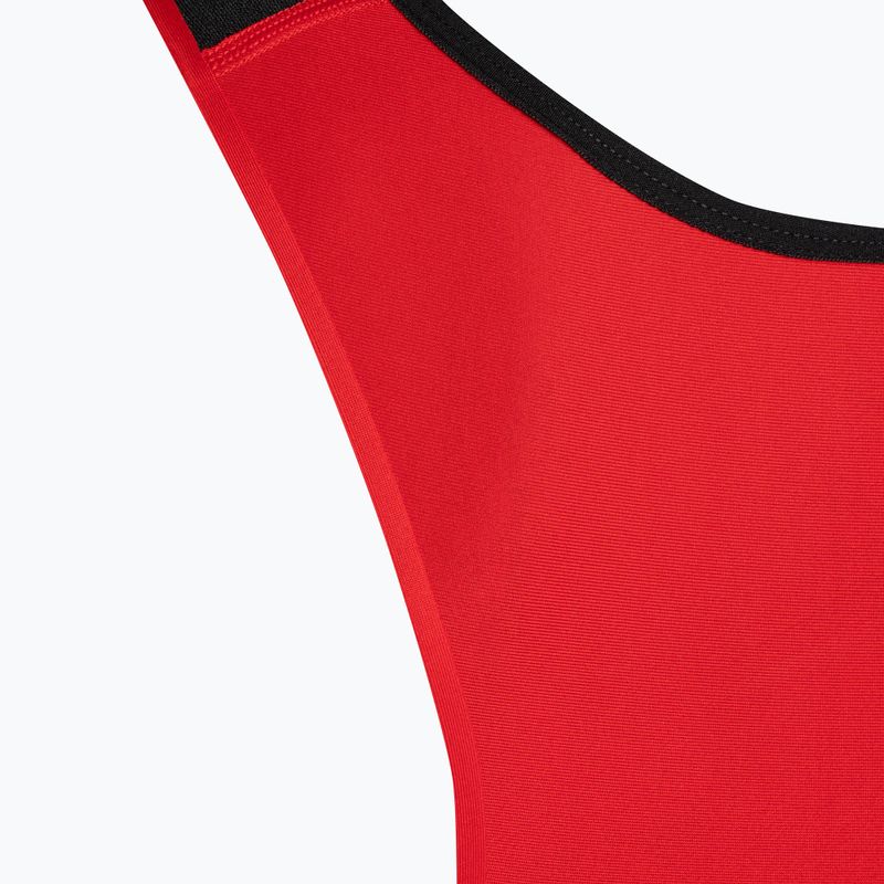 Ανδρική ολόσωμη φόρμα Nike Weightlifting Singlet scarlet/black 4