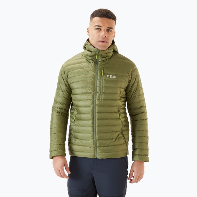 Ανδρικό μπουφάν Rab Microlight Alpine down jacket chlorite green