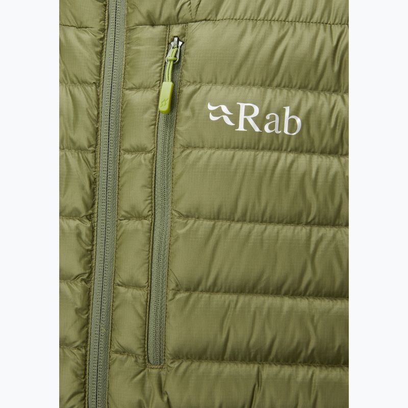 Ανδρικό μπουφάν Rab Microlight Alpine down jacket chlorite green 6