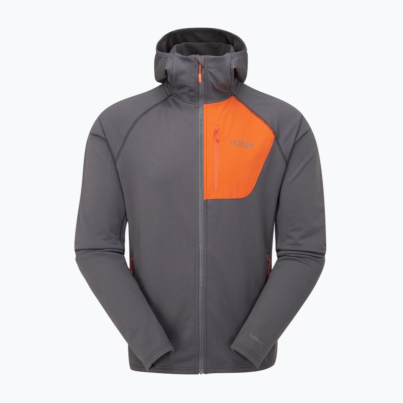 Ανδρικό fleece φούτερ Rab Superflux Hoody γκρι QFE-89 3