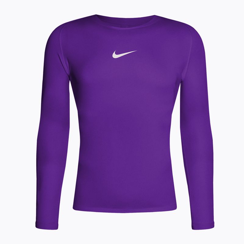 Ανδρικό Nike Dri-FIT Park First Layer LS court μοβ/λευκό μακρυμάνικο θερμικό μανίκι