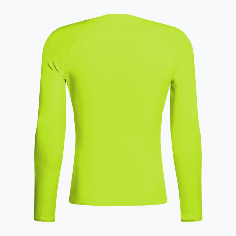 Ανδρικό Nike Dri-FIT Park First Layer LS volt/μαύρο θερμικό μακρυμάνικο μανίκι 2