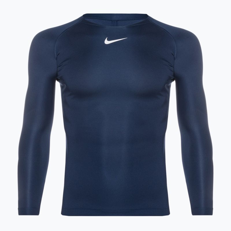 Γυναικείο Nike Dri-FIT Park First Layer LS midnight navy/λευκό θερμικό μακρυμάνικο μανίκι