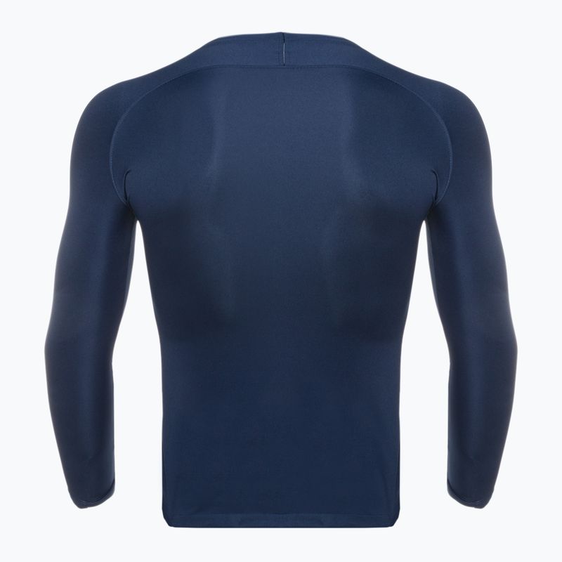 Γυναικείο Nike Dri-FIT Park First Layer LS midnight navy/λευκό θερμικό μακρυμάνικο μανίκι 2