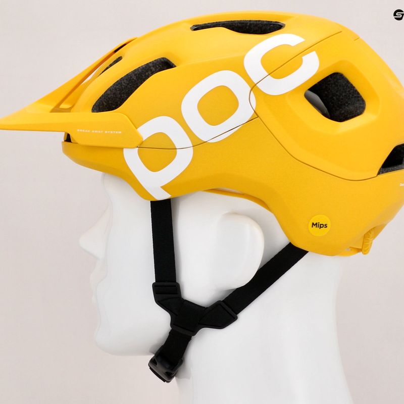 Κράνος ποδηλάτου POC Axion Race MIPS aventurine yellow matt 7