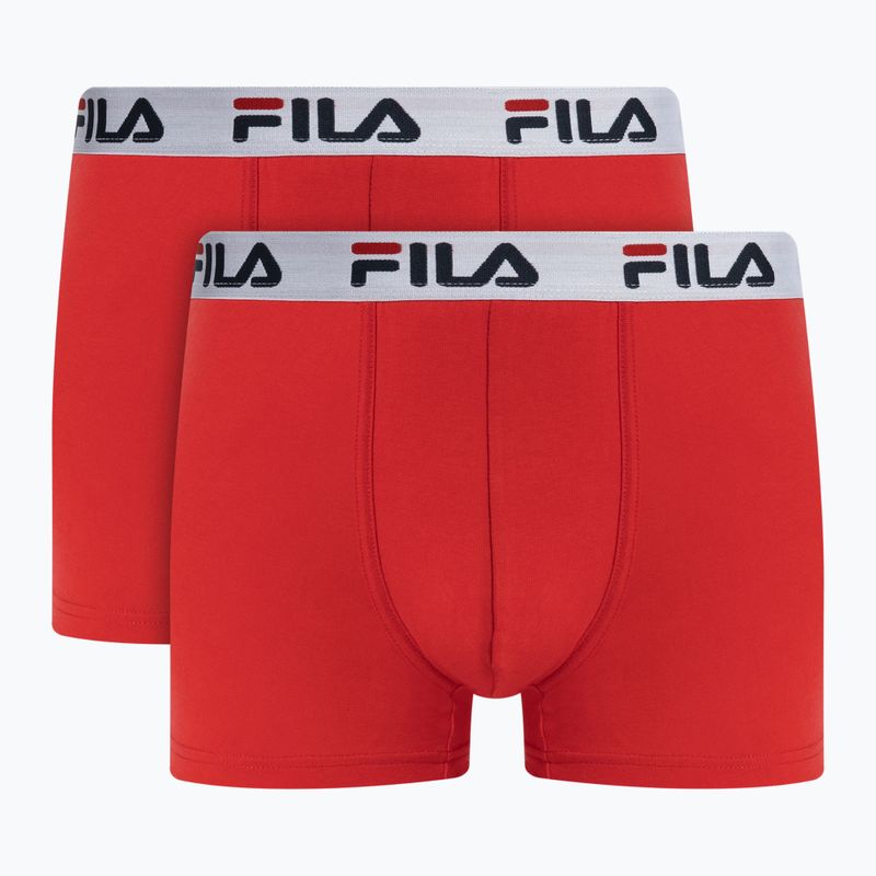 Ανδρικά σορτσάκια μποξεράκια FILA FU5016/2 red