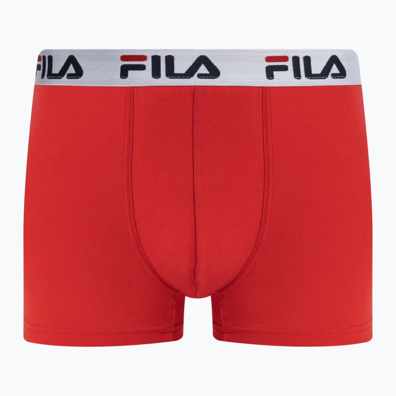 Ανδρικά σορτσάκια μποξεράκια FILA FU5016/2 red 2