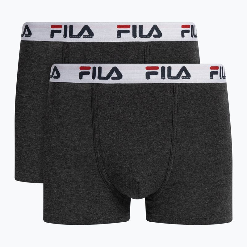 Ανδρικά σορτσάκια μποξεράκια FILA FU5016/2 anthracite melange