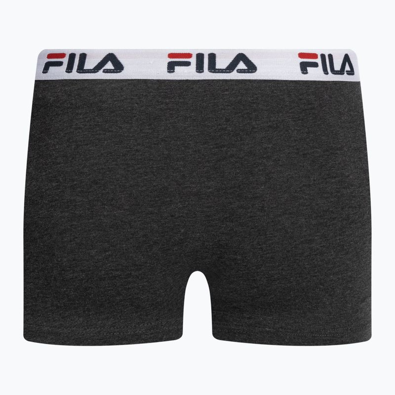 Ανδρικά σορτσάκια μποξεράκια FILA FU5016/2 anthracite melange 3