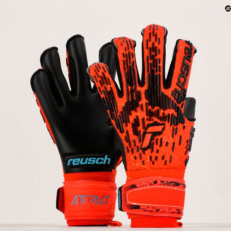 Reusch Attrakt Freegel Gold Evolution Cut γάντια τερματοφύλακα κόκκινα 5370135-3333 9