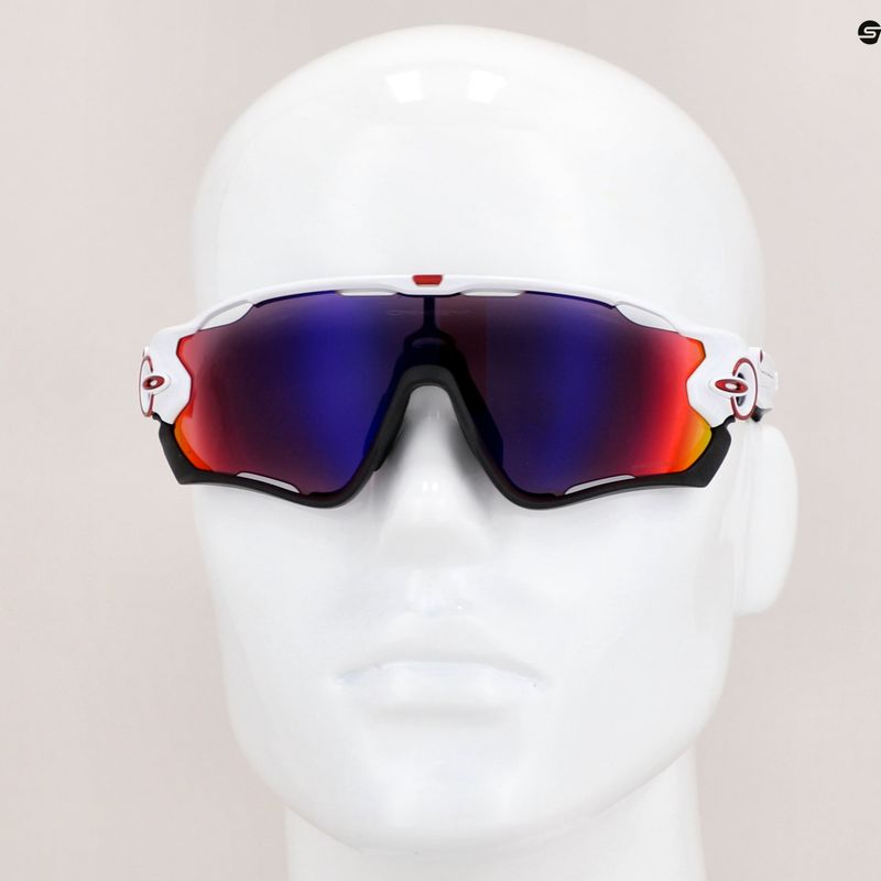 Oakley Jawbreaker γυαλισμένο λευκό/prizm γυαλιά ποδηλασίας δρόμου 0OO9290 7