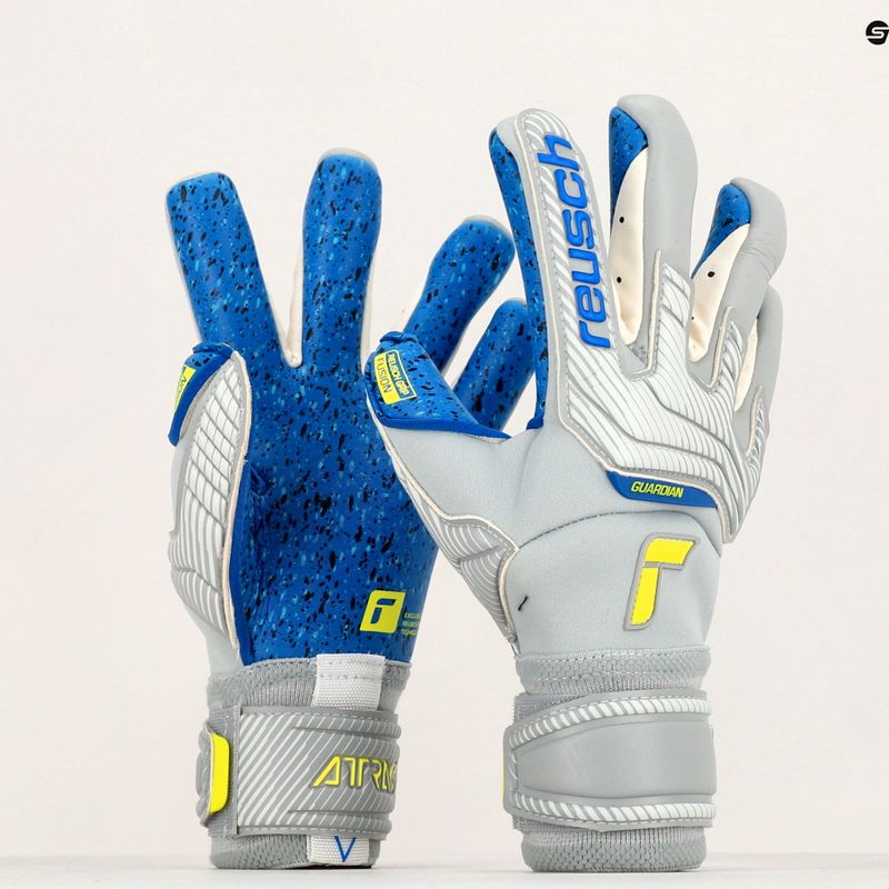 Reusch Attrakt Fusion Guardian γκρι γάντια τερματοφύλακα 5270985 7