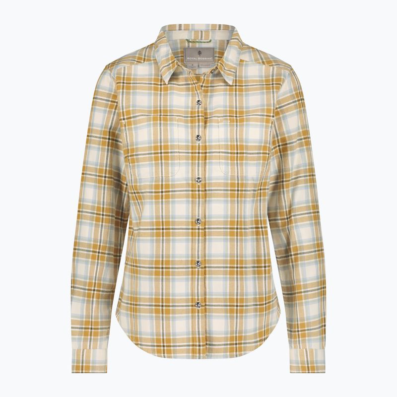 Γυναικείο πουκάμισο Royal Robbins Lieback Organic Cotton Flannel chalk tomales pld