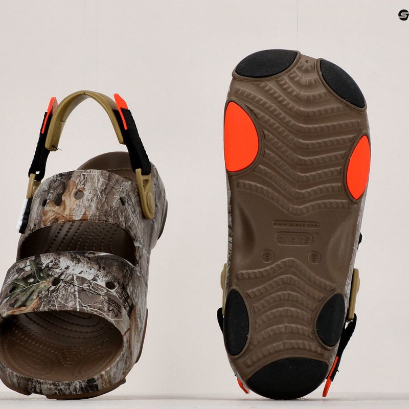 Crocs Realtree Edge AT Σανδάλι καφέ 207891-267 18