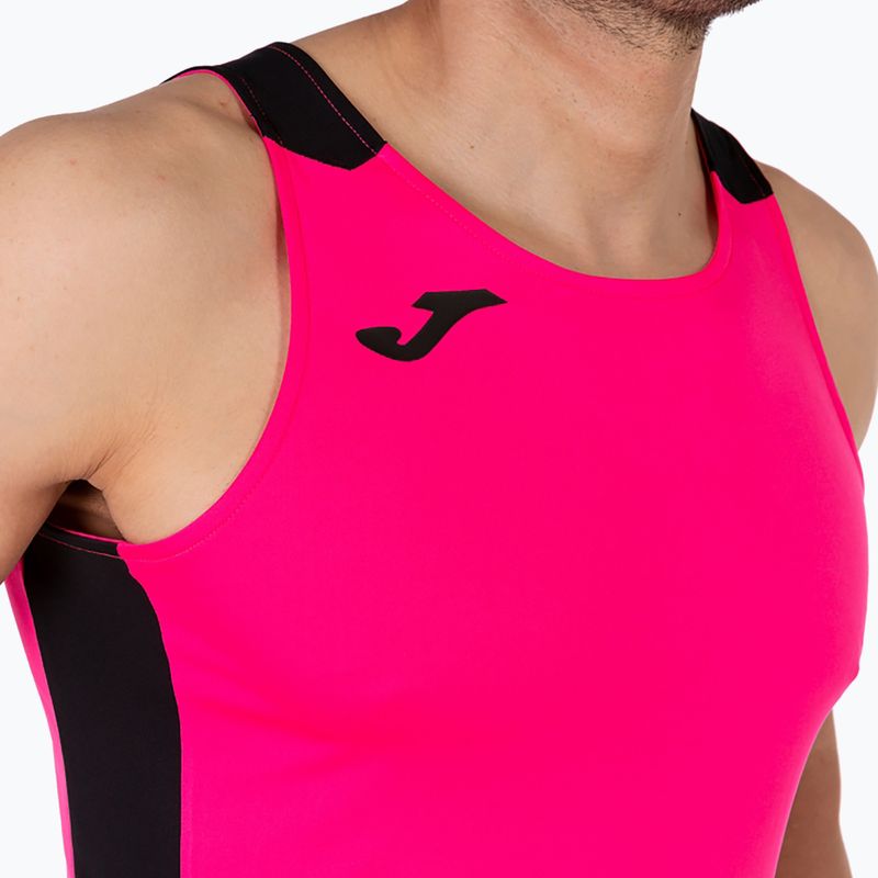 Ανδρικό Tank top για τρέξιμο Joma Record II fluor pink/black 5