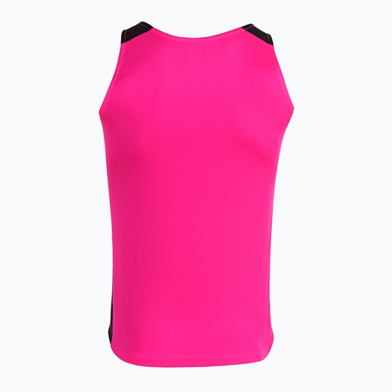 Ανδρικό Tank top για τρέξιμο Joma Record II fluor pink/black 8