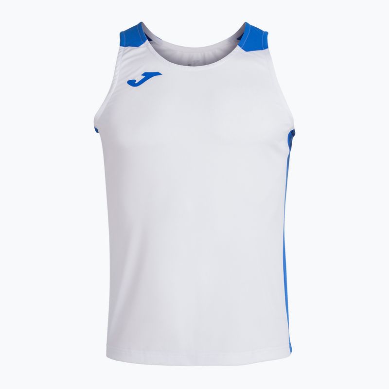 Ανδρικό Tank top για τρέξιμο Joma Record II white/royal 8