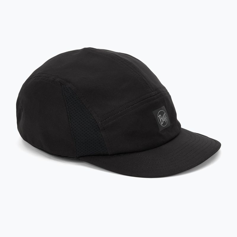 BUFF 5 Panel Go Graze στερεό μαύρο καπέλο μπέιζμπολ