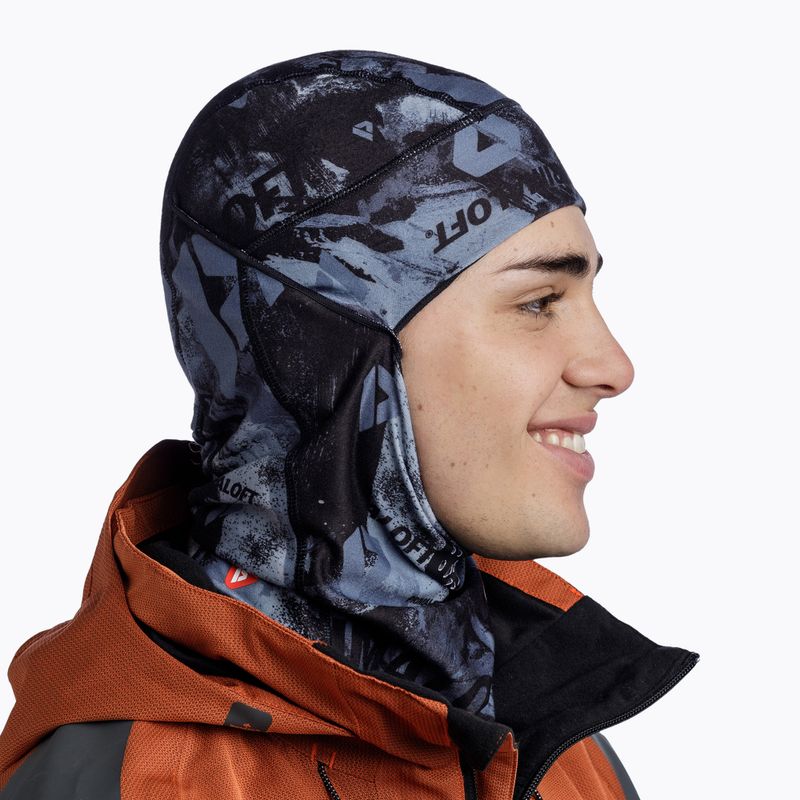 BUFF Thermonet skatic γραφίτη balaclava 3