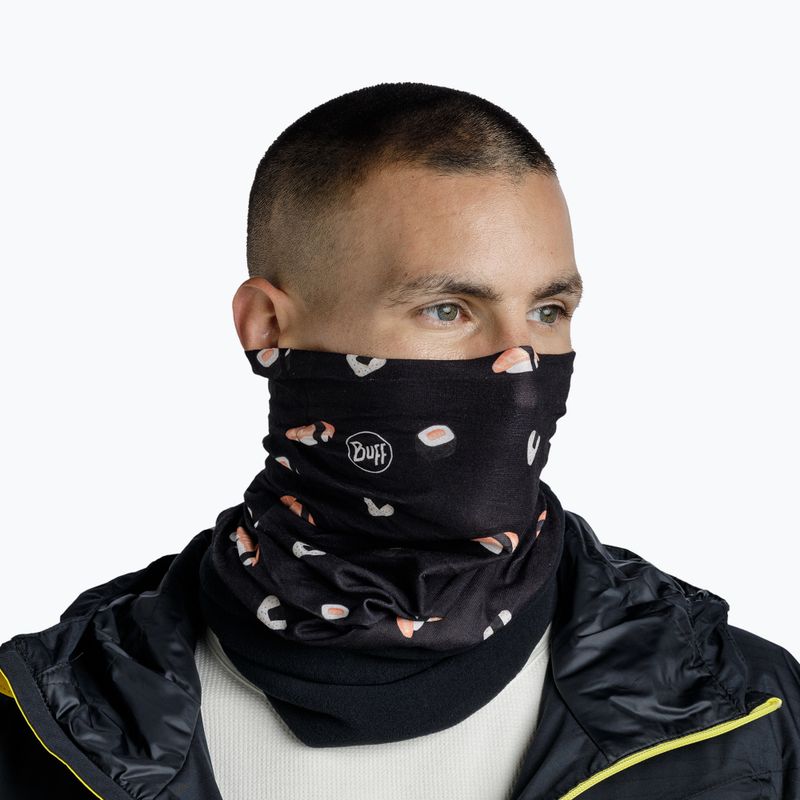 Πολυλειτουργικό κασκόλ BUFF Polar yan black 4