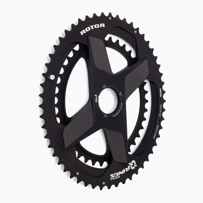 Δακτύλιοι Rotor Q Dm Oval Chainring μαύρο C01-039-08010-0 2