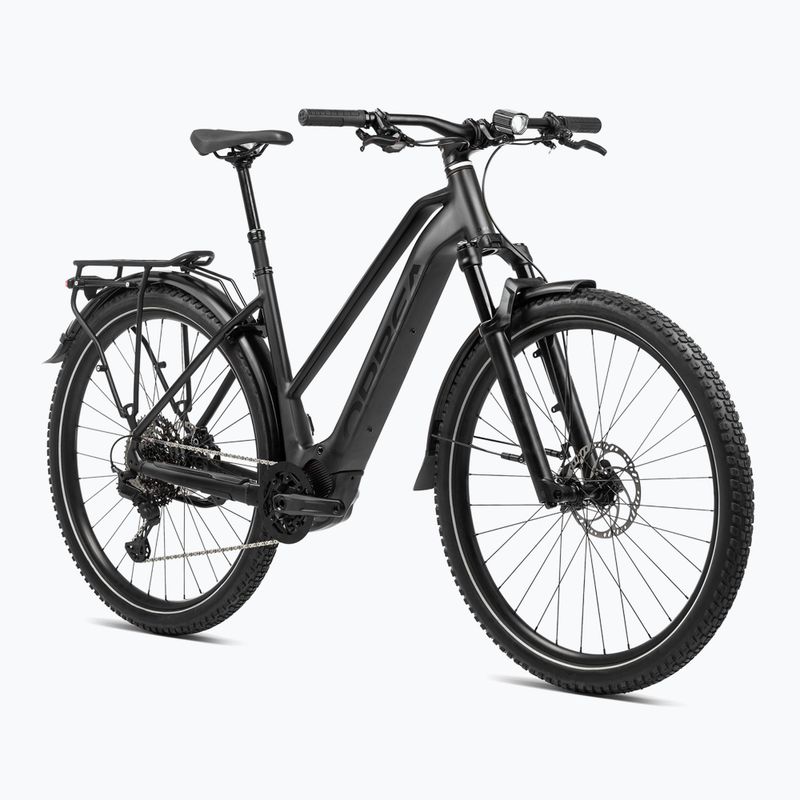 Orbea Kemen Mid SUV 30 540Wh 2024 μεταλλικό μαύρο ηλεκτρικό ποδήλατο νύχτας 2