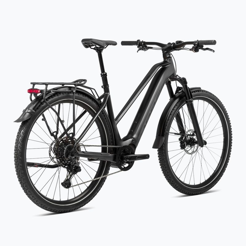 Orbea Kemen Mid SUV 30 540Wh 2024 μεταλλικό μαύρο ηλεκτρικό ποδήλατο νύχτας 3