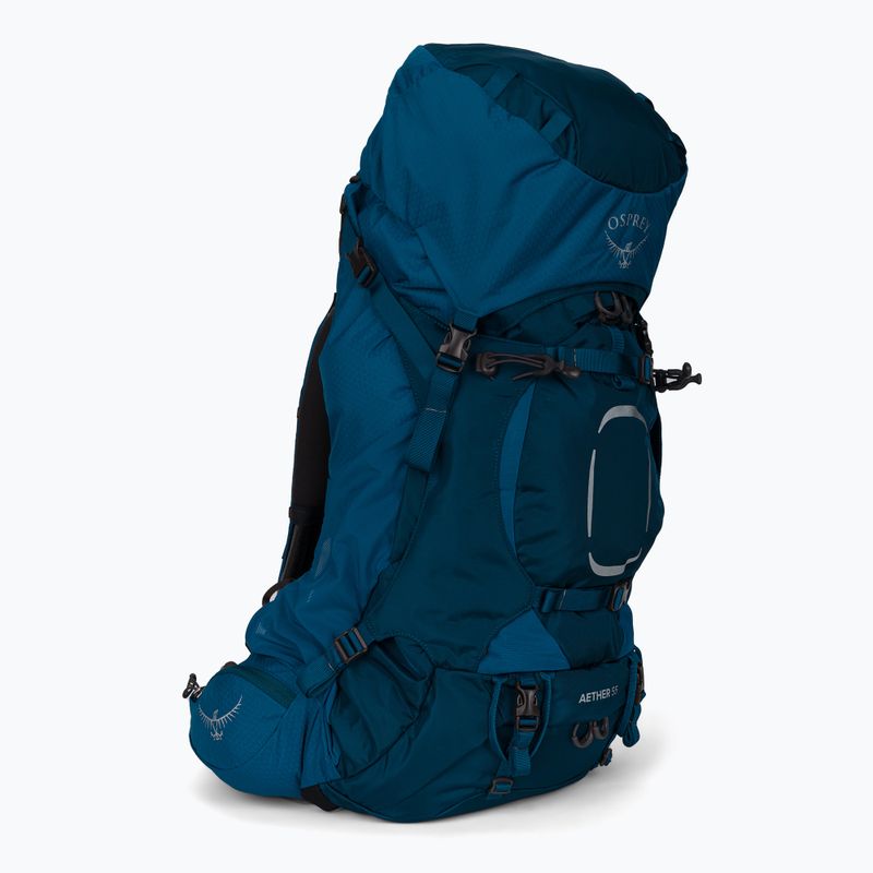 Ανδρικό σακίδιο πλάτης για πεζοπορία Osprey Aether 55 l μπλε 10002879 6