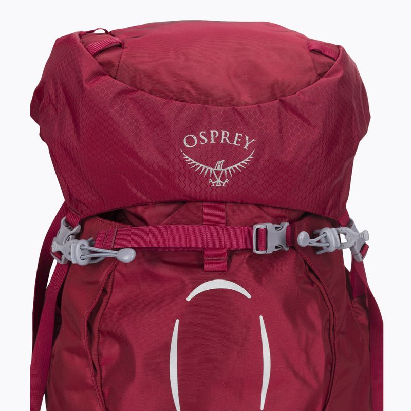 Γυναικείο σακίδιο πλάτης για πεζοπορία Osprey Ariel 65 l κόκκινο 10002883 4