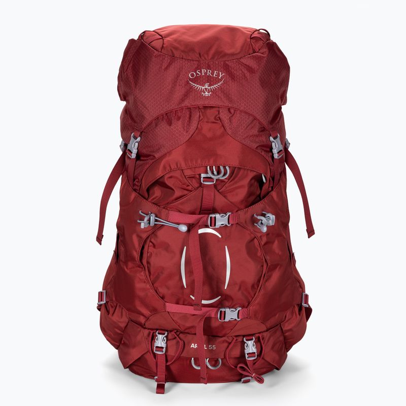 Γυναικείο σακίδιο πλάτης για πεζοπορία Osprey Ariel 55 l κόκκινο 10002887