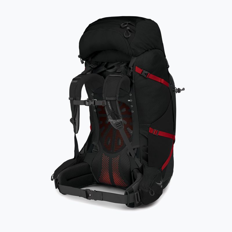 Ανδρικό σακίδιο πεζοπορίας Osprey Aether Plus 100 l black 2