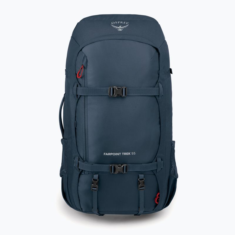 Ανδρικό σακίδιο πεζοπορίας Osprey Farpoint Trek 55 l muted space blue