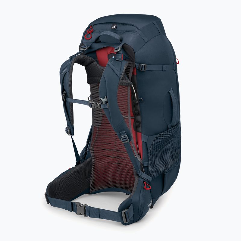 Ανδρικό σακίδιο πεζοπορίας Osprey Farpoint Trek 55 l muted space blue 3