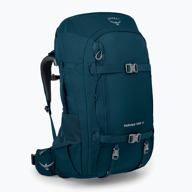 Γυναικείο σακίδιο πεζοπορίας Osprey Fairview Trek 50 l night jungle blue 2