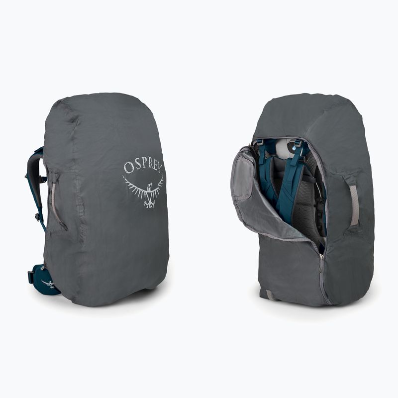 Γυναικείο σακίδιο πεζοπορίας Osprey Fairview Trek 50 l night jungle blue 5