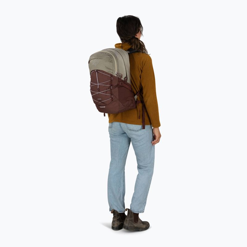 Σακίδιο πλάτης Osprey Quasar 26 l sawdust tan/raisin red 7