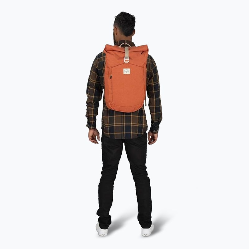 Σακίδιο πλάτης Osprey Arcane Roll Top Pack 22 l porcelain orange heather 9