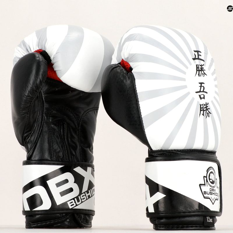 DBX BUSHIDO "Japan" γάντια πυγμαχίας sparring λευκά B-2v8 21