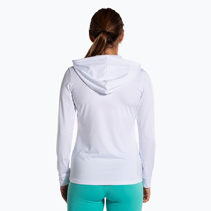 Γυναικείο φούτερ τένις Joma Sculpture II Zip-Up Hoodie white 3