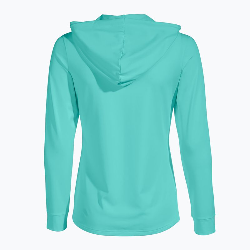 Γυναικείο φούτερ τένις Joma Sculpture II Zip-Up Hoodie turquoise 2