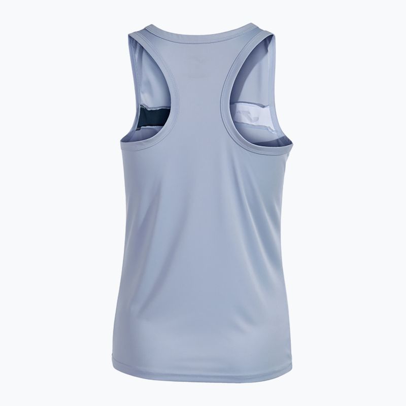 Γυναικείο Tank top τένις Joma Court Sleeveless sky blue/navy 2