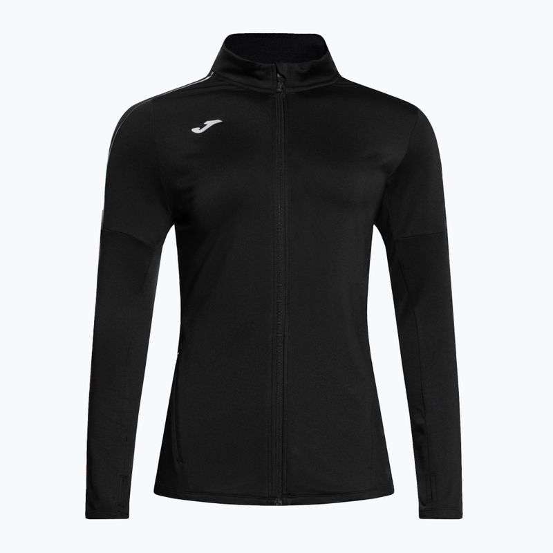 Γυναικείο φούτερ για τρέξιμο Joma R-City Full Zip μαύρο 901829.100