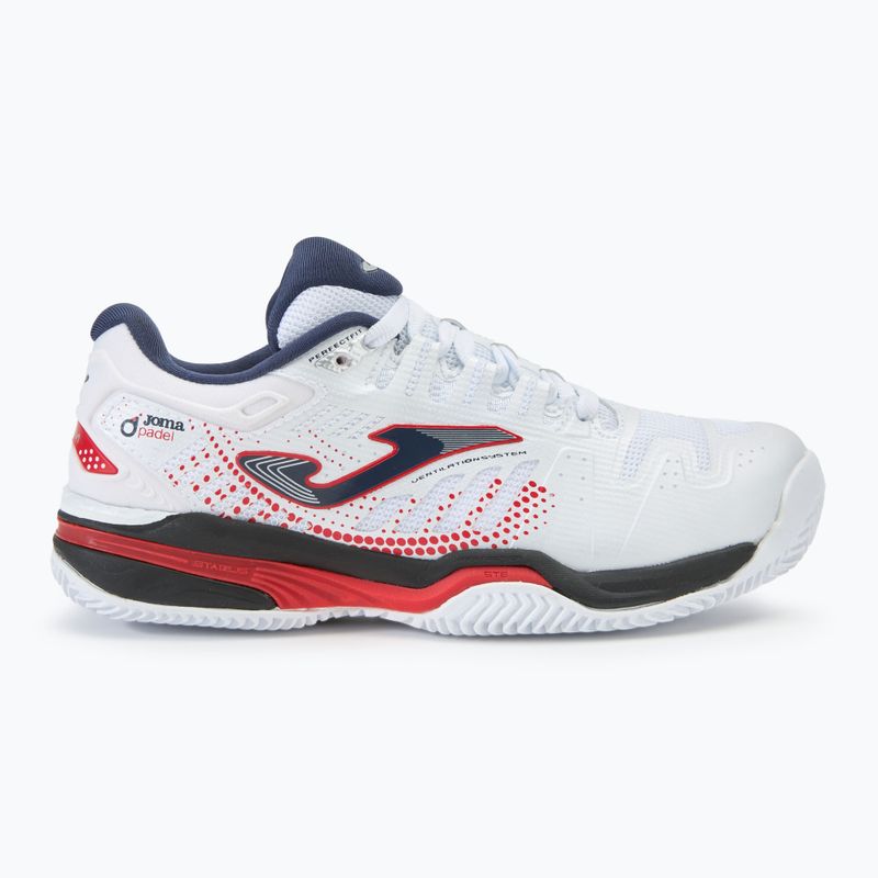 Παιδικά παπούτσια τένις Joma Slam JR C white/navy blue 2