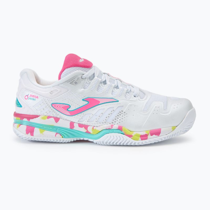 Παιδικά παπούτσια τένις Joma Slam JR C white/pink 2