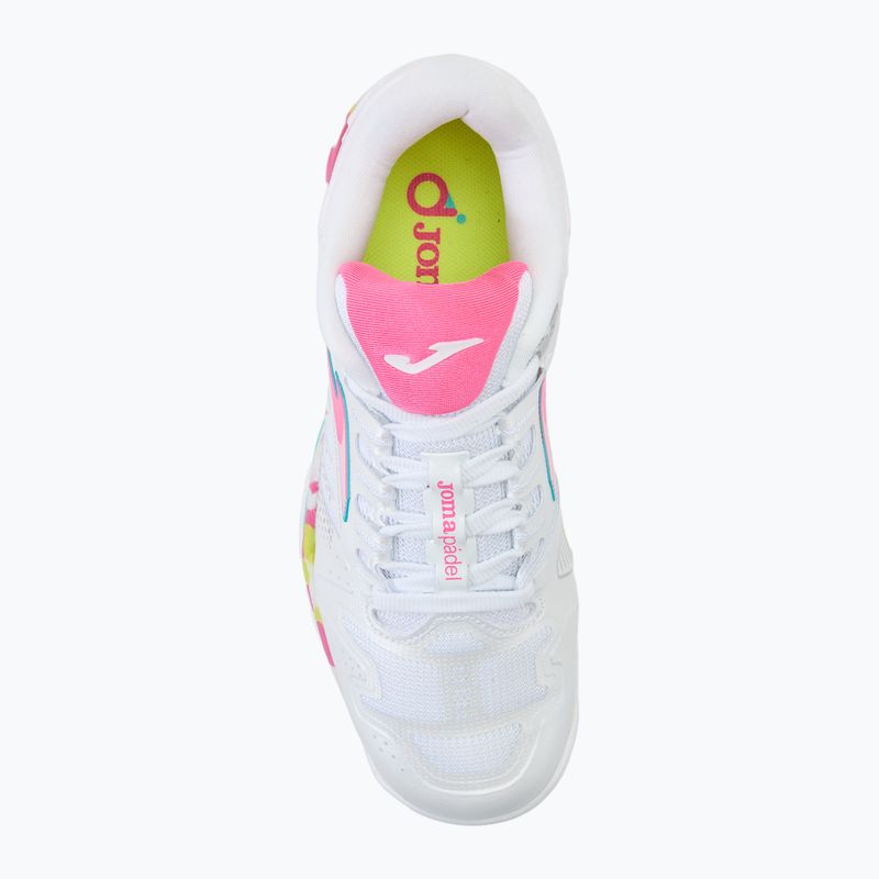 Παιδικά παπούτσια τένις Joma Slam JR C white/pink 5