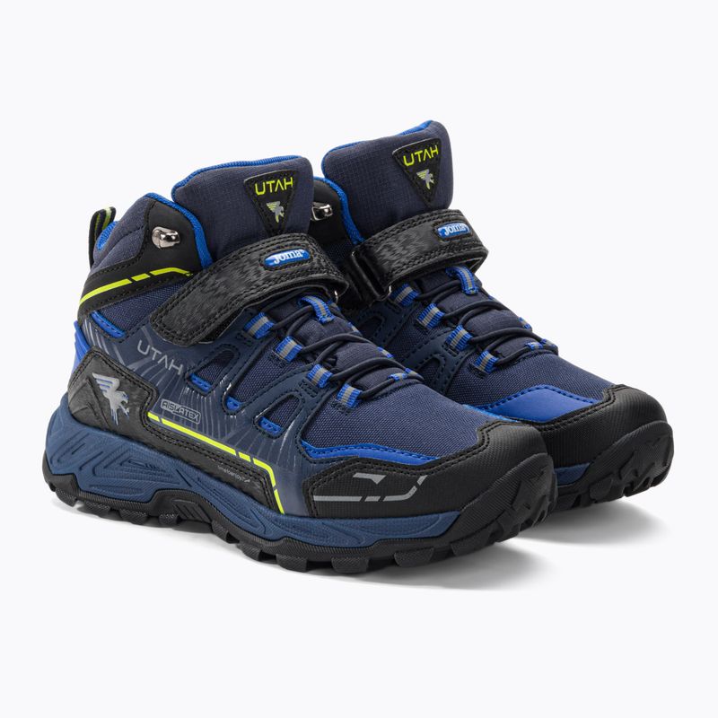 Joma J.Utah Jr 2303 navy royal παιδικές μπότες πεζοπορίας 4