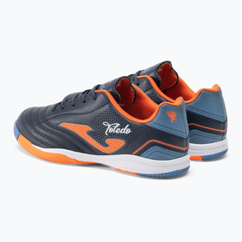 Παιδικά ποδοσφαιρικά παπούτσια Joma Toledo Jr IN navy/orange 3